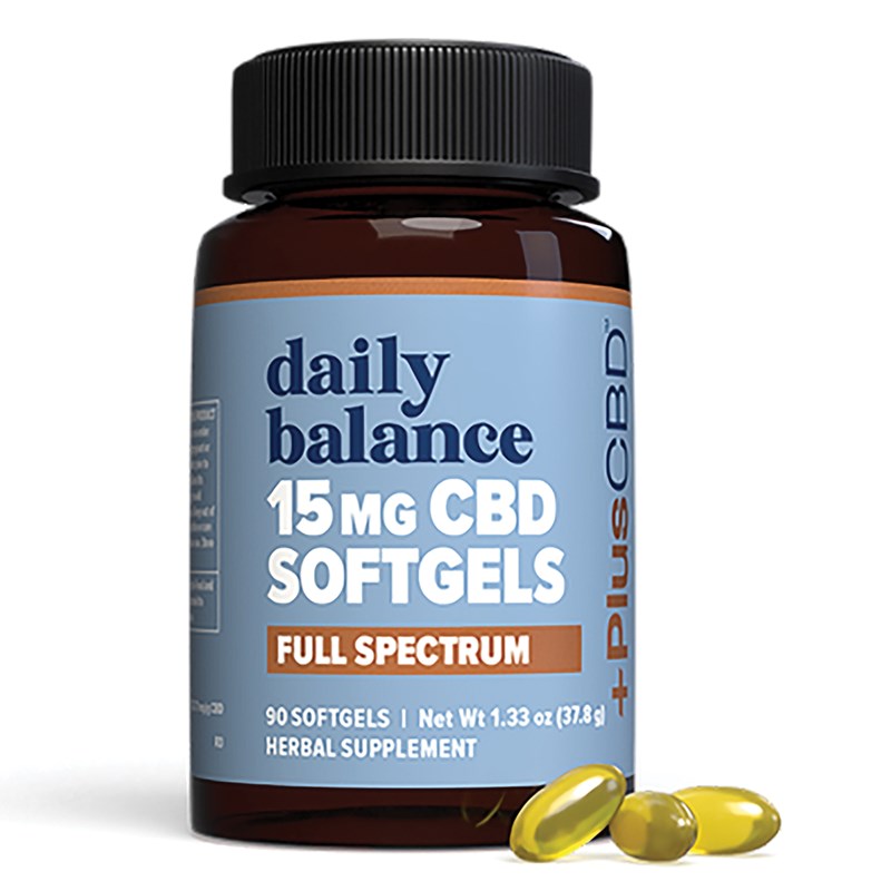 Extra Strength CBD Softgels 15 mg.