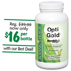 Opti Gold® as low as $16 per bottle