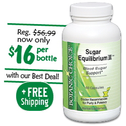 Sugar Equilibrium II™ as low as $16 per bottle