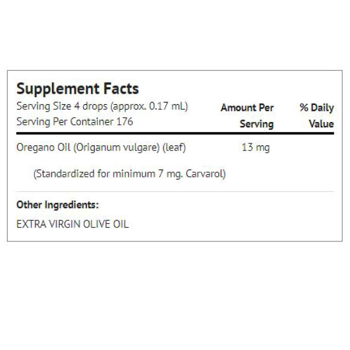 Oil of Oregano Liquid Extract 1 fl. oz Botanic Choice