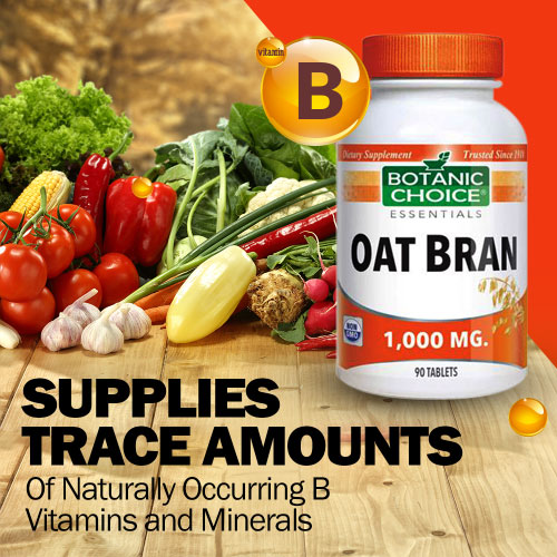 Buy Oat Bran 1000 mg. 90 tablets Botanic Choice